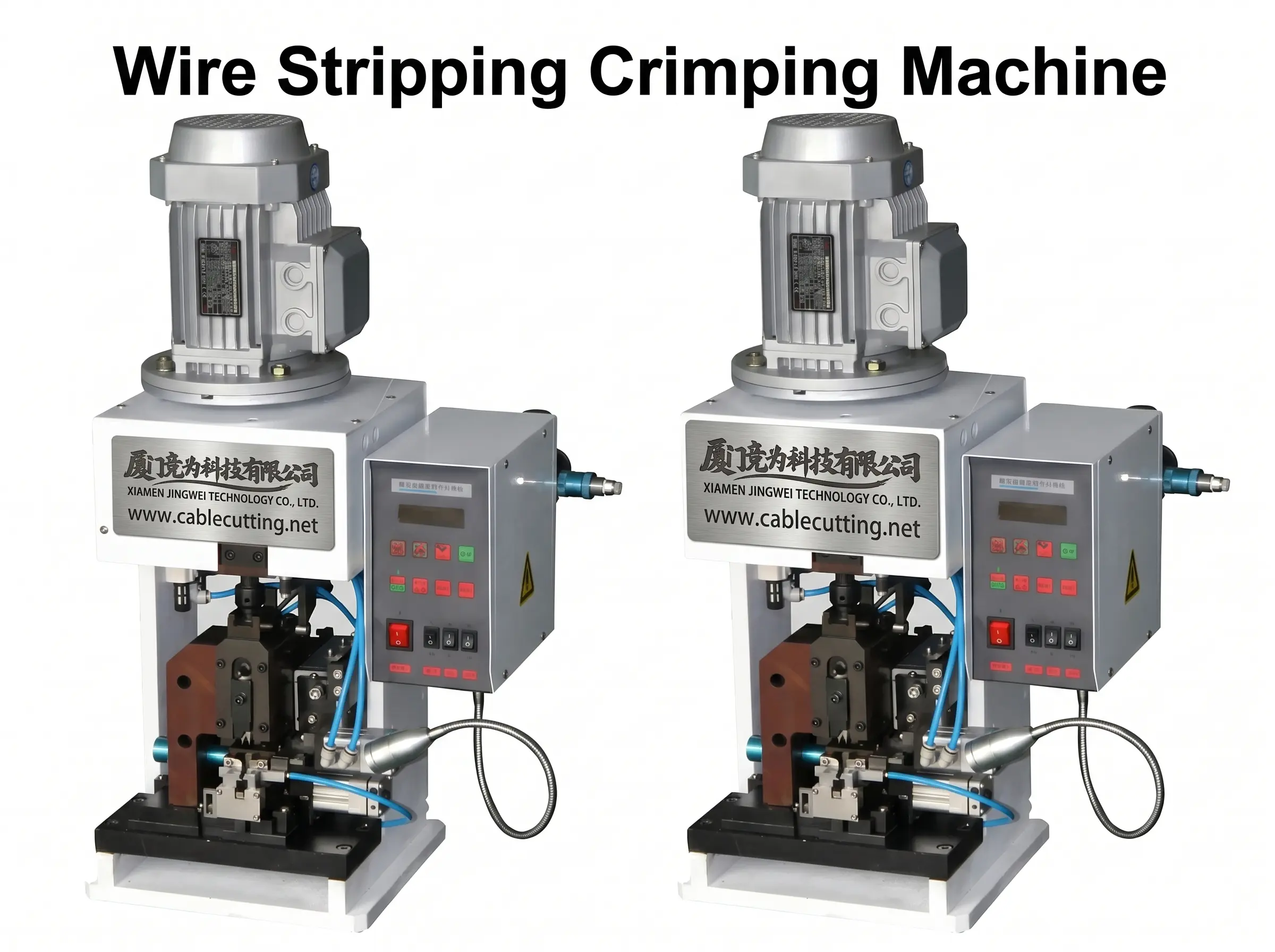 Mesin Pemotong dan Crimping Wayar Suapan Hujung WPM-2008A2-E | Penyelesaian Automatik Wayar Tepat