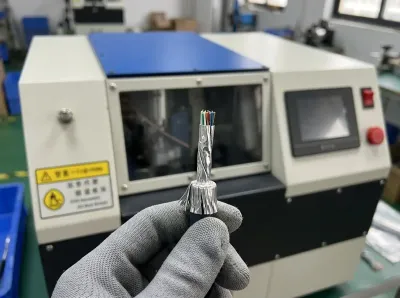 Mesin Berus, Lipat, dan Potong Perisai Kabel Automatik JW-835 Thumb