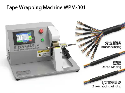 Mesin Pembalut Pita Automatik untuk Penggulungan Gegelung dan Kabel WPM-301