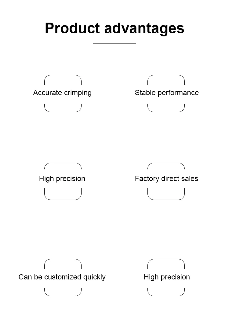  Acuan kelim tersuai, mesin kelim dawai mati, acuan enam sisi, perubahan untuk mesin terminal 