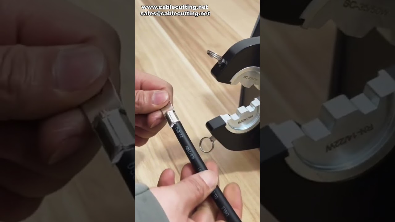 Mesin Crimping Terminal Elektrik - Crimp Heksagon untuk Lug Tembaga