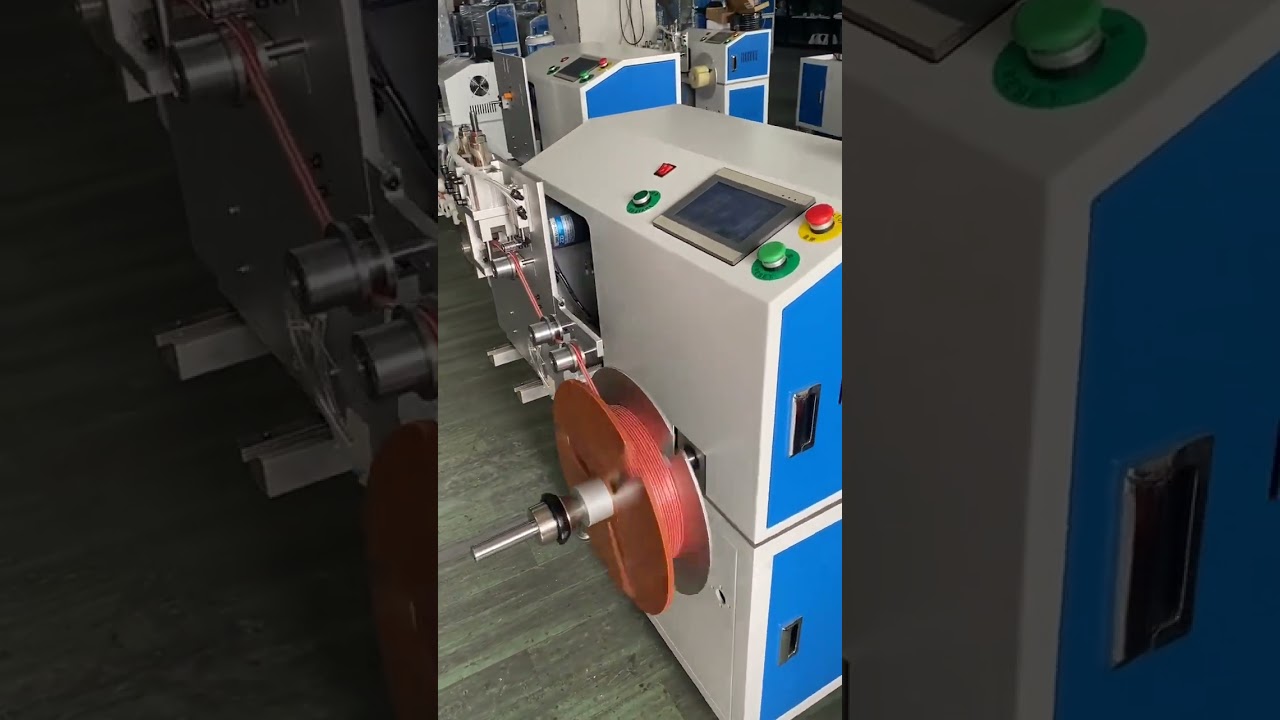 Mesin Penggulung, Pemotong & Pengiraan Kabel Berkembar Automatik 1mm hingga 16mm