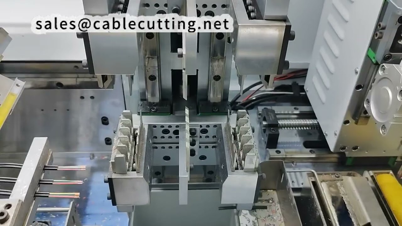 Flat-Jacket Cable Splitting and Tinning Machine for Industrial Automation