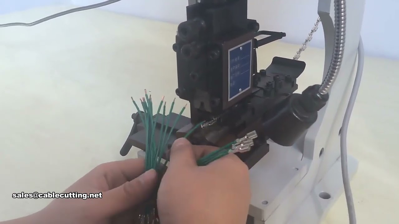 High-Speed Automatic Wire Crimping Machine for Industrial Automation