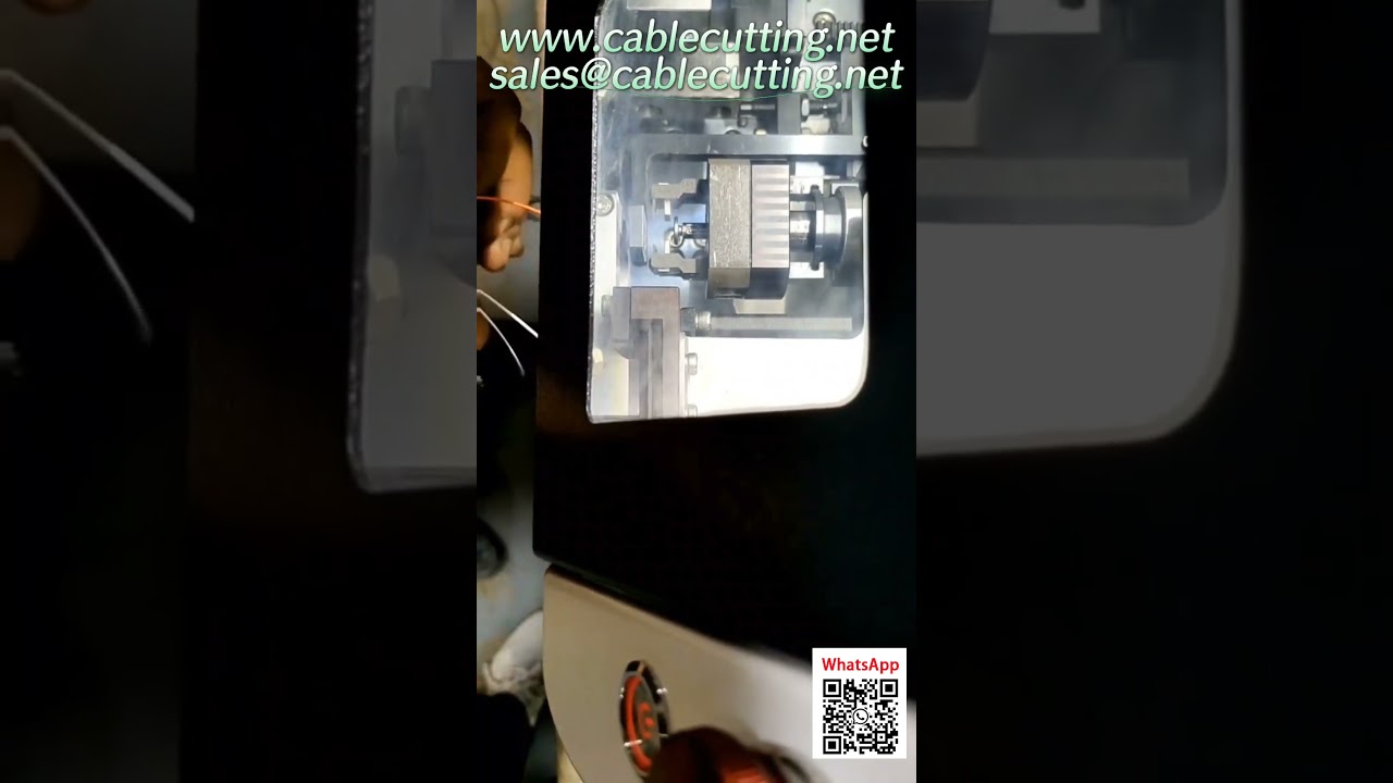Automatic Wire Cutting and Stripping Machine with Coiling Winder 0.3mm-3mm
