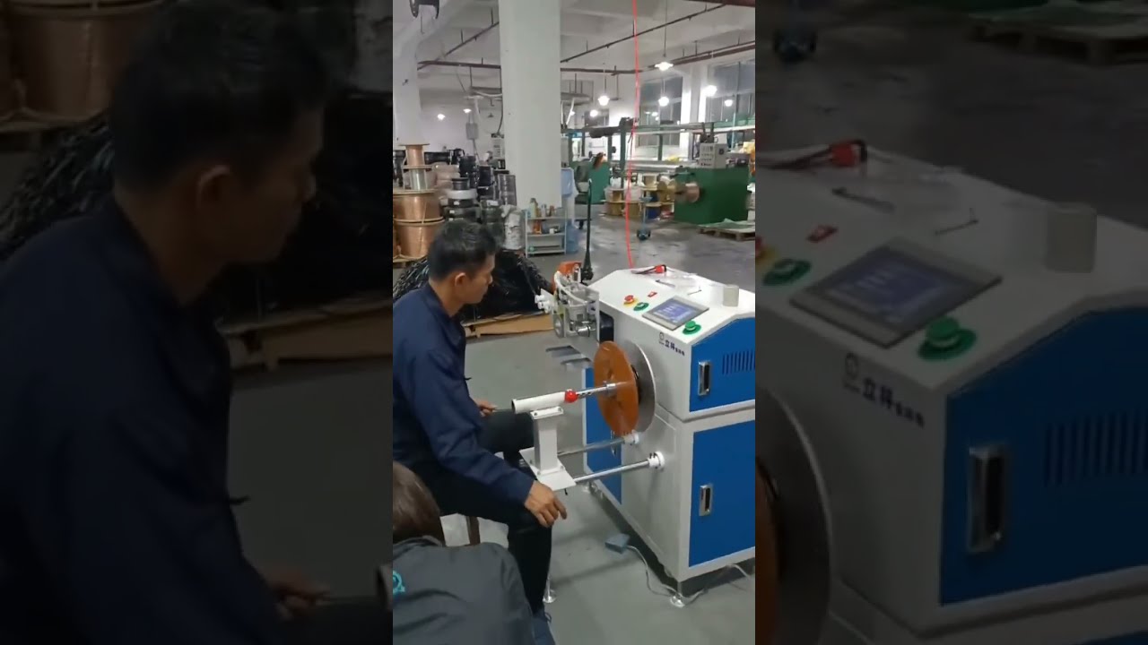 Mesin Automatik Pengiraan, Penyusunan, Pemotongan & Penggulungan Meter – Operasi Pelanggan #kilang #mesin