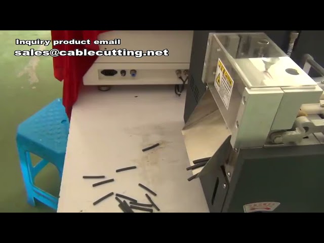 Automatic Tube and Rubber Pipe Cutting Machine for Industrial Automation