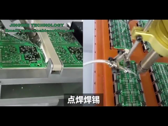 Mesin Pateri Automatik Sepenuhnya: Kimpalan Titik PCB dengan Suapan Pateri Automatik