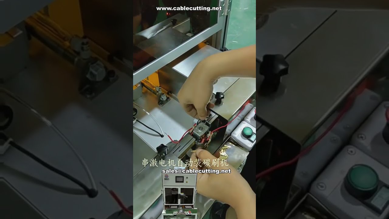Automatic Carbon Brush Assembly Machine for Motor Automation Equipment