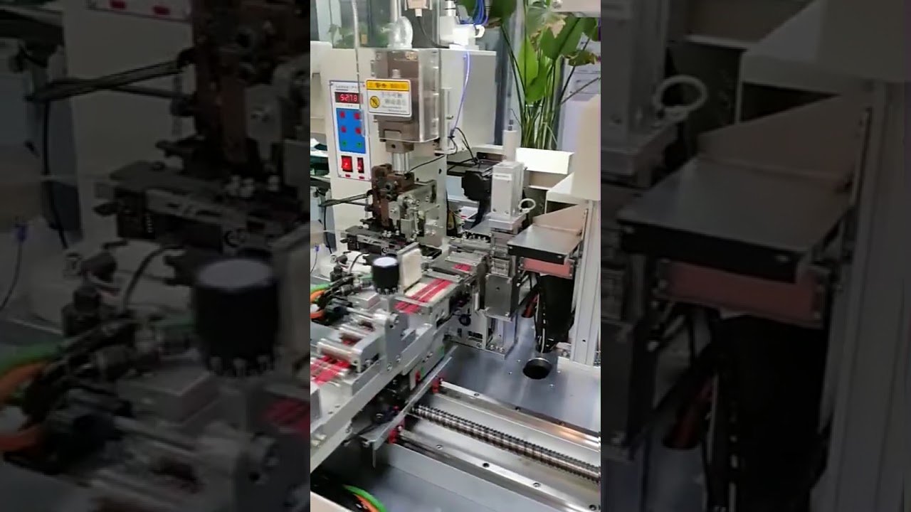 Automatic multiple wires penetrate plastic plugs shell machine WPM DPW12