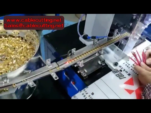 Semi-Automatic Bulk Single Terminal Crimping Machine with Feeder | Manual Cable Lugs Press Machine