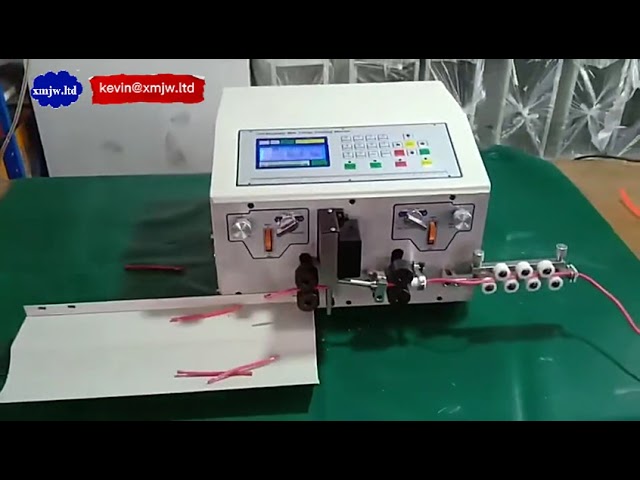 Automatic THHN TFFN Wire Stripping and Cutting Machine