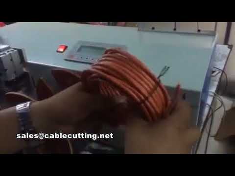 Automatic Cable Cutting, Winding, and Binding Machine with Counting Meter