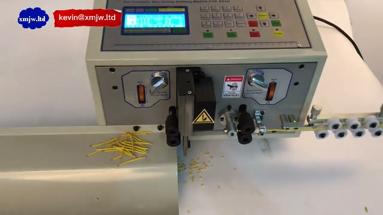 Automatic Wire Stripping and Cutting Machine for Industrial Automation