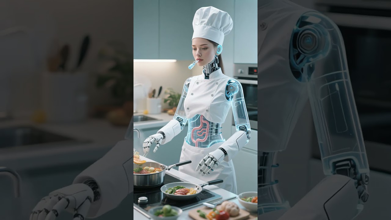 Female Robot for Automated Cooking and Food Preparation