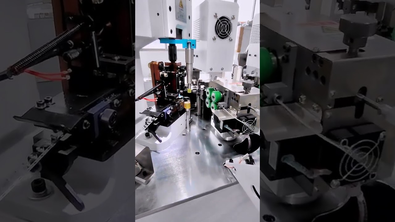 Double Wire Double End Crimping and Pressing Machine