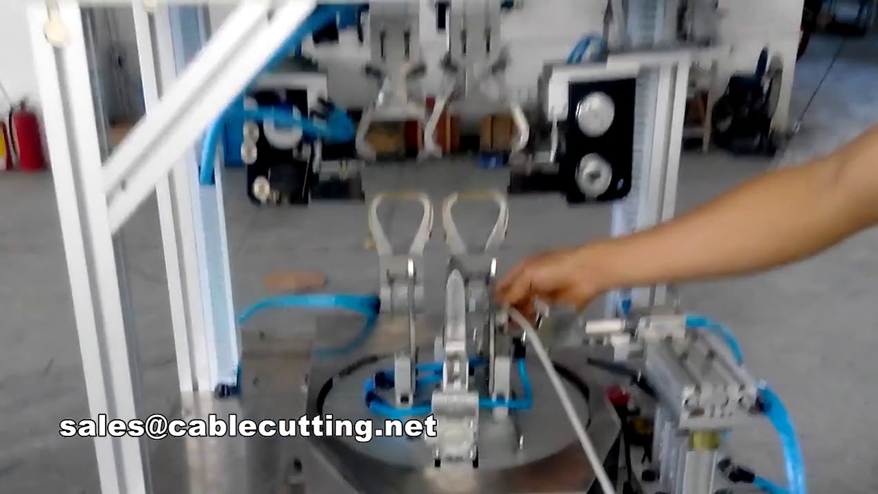 Mesin Penggulung dan Pengikat Kabel Toroid Automatik - Cekap & Pantas