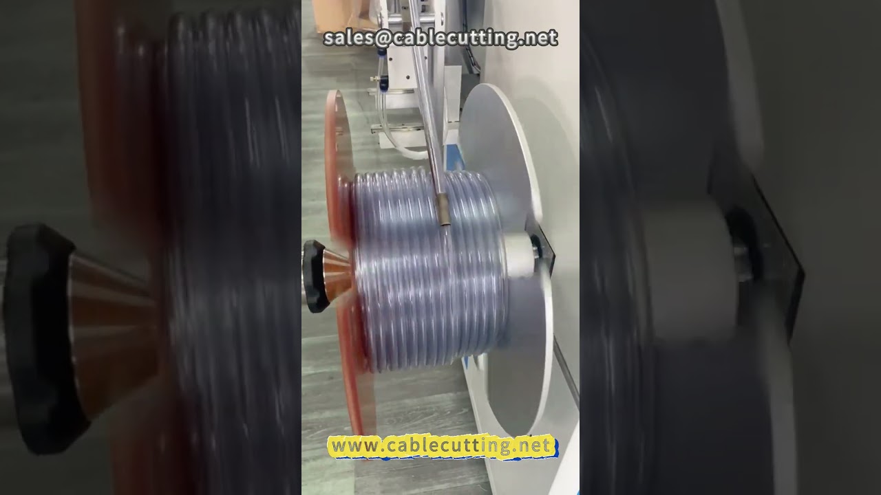 Mesin Penggulung Meter PVC Hose 8 Stesen | Penggulung PVC, PE Pipe & Bellows Automatik