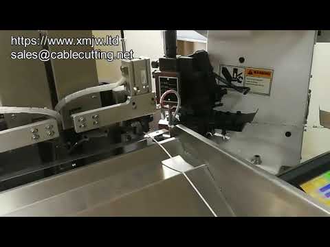 Mesin Pemotong & Penanggalkan Wayar Automatik Penuh dengan Crimping Terminal - Mendatar