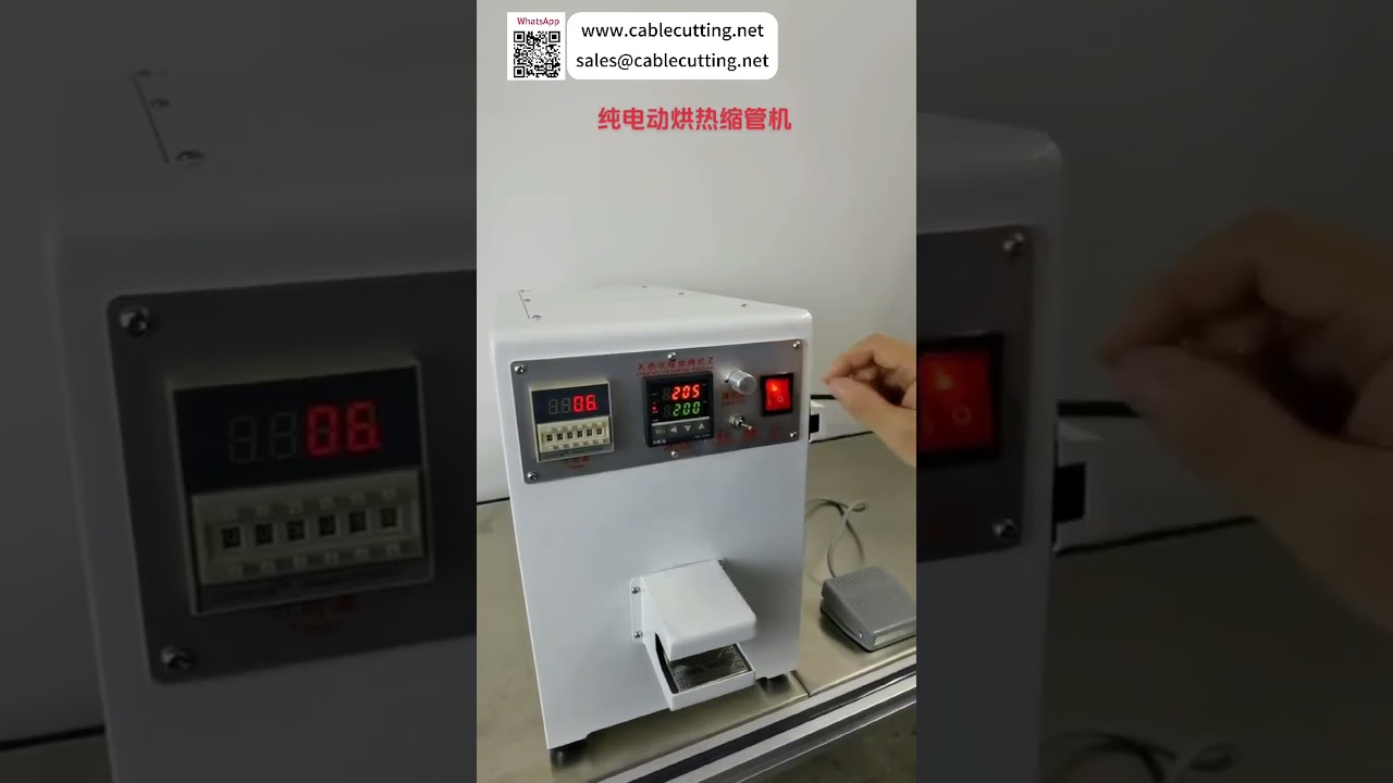 Mesin Pembakar Tiub Pengecutan Haba Pintar Elektrik Sepenuhnya untuk Sistem Pemasangan Abah-Abah Wayar yang Cekap