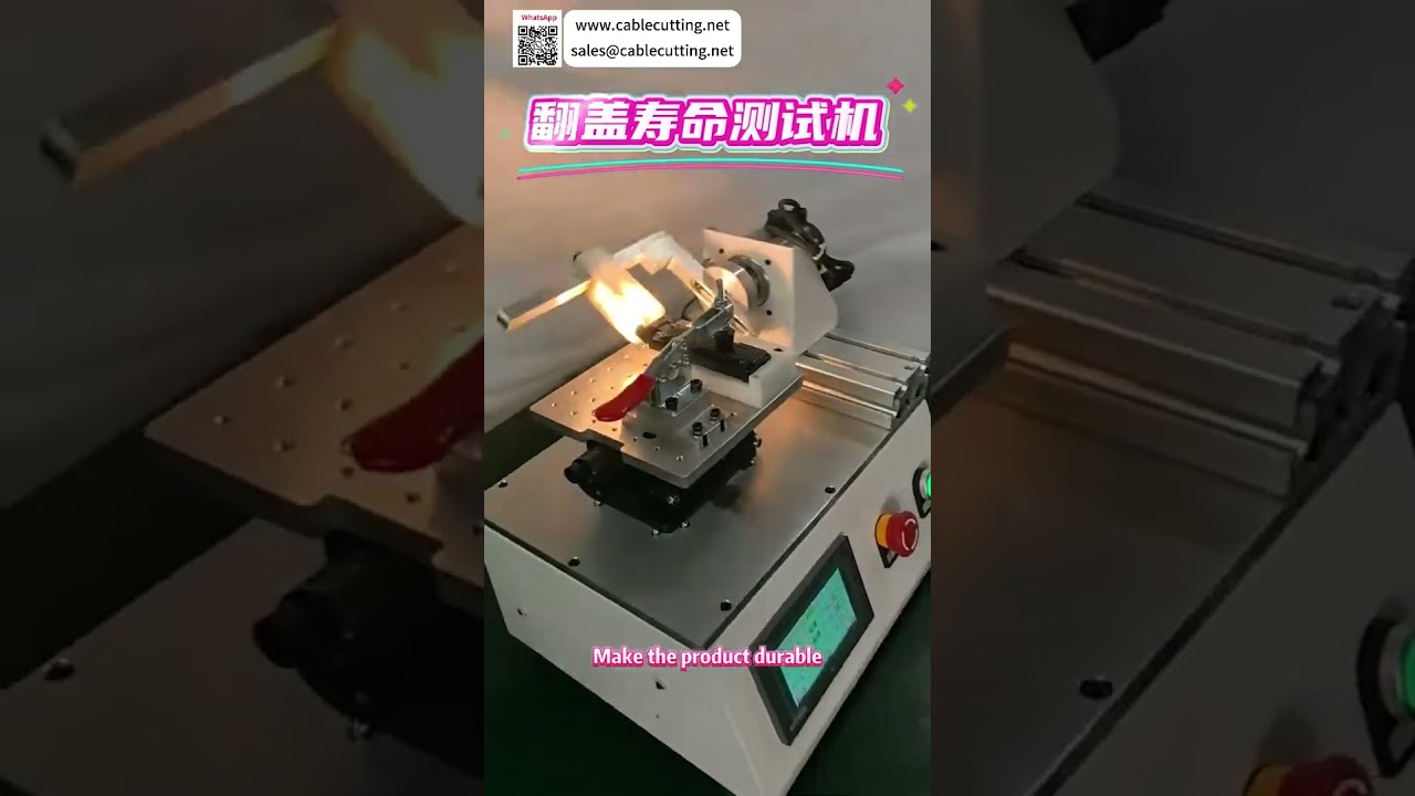 Penguji Hayat Penutup Flip Berkualiti Tinggi Peralatan Ujian Ketahanan Profesional Pembuat