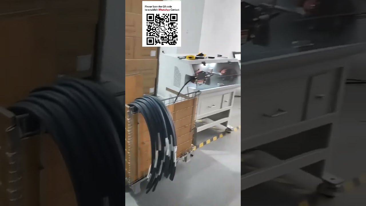 Complete Heavy Duty 150mm2 EV Cable Processing Line with Payoff, Cut & Strip