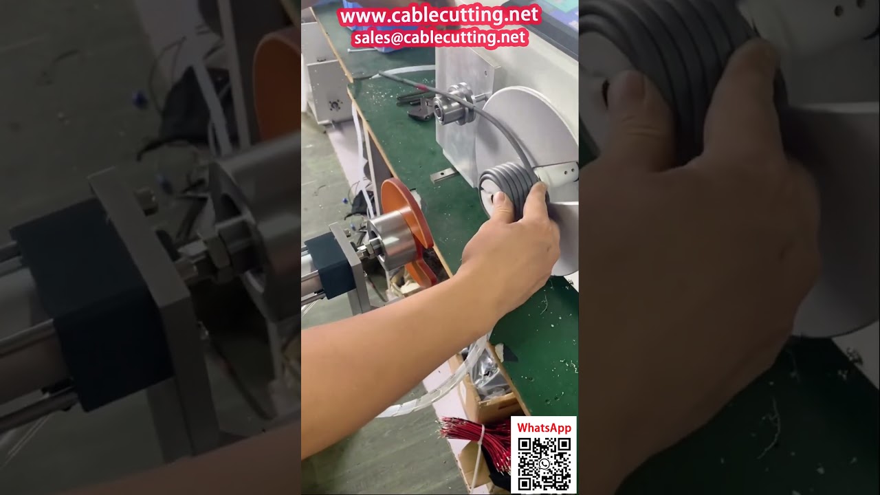 Automatic Wire Coiling and Tying Machine with End Positioning