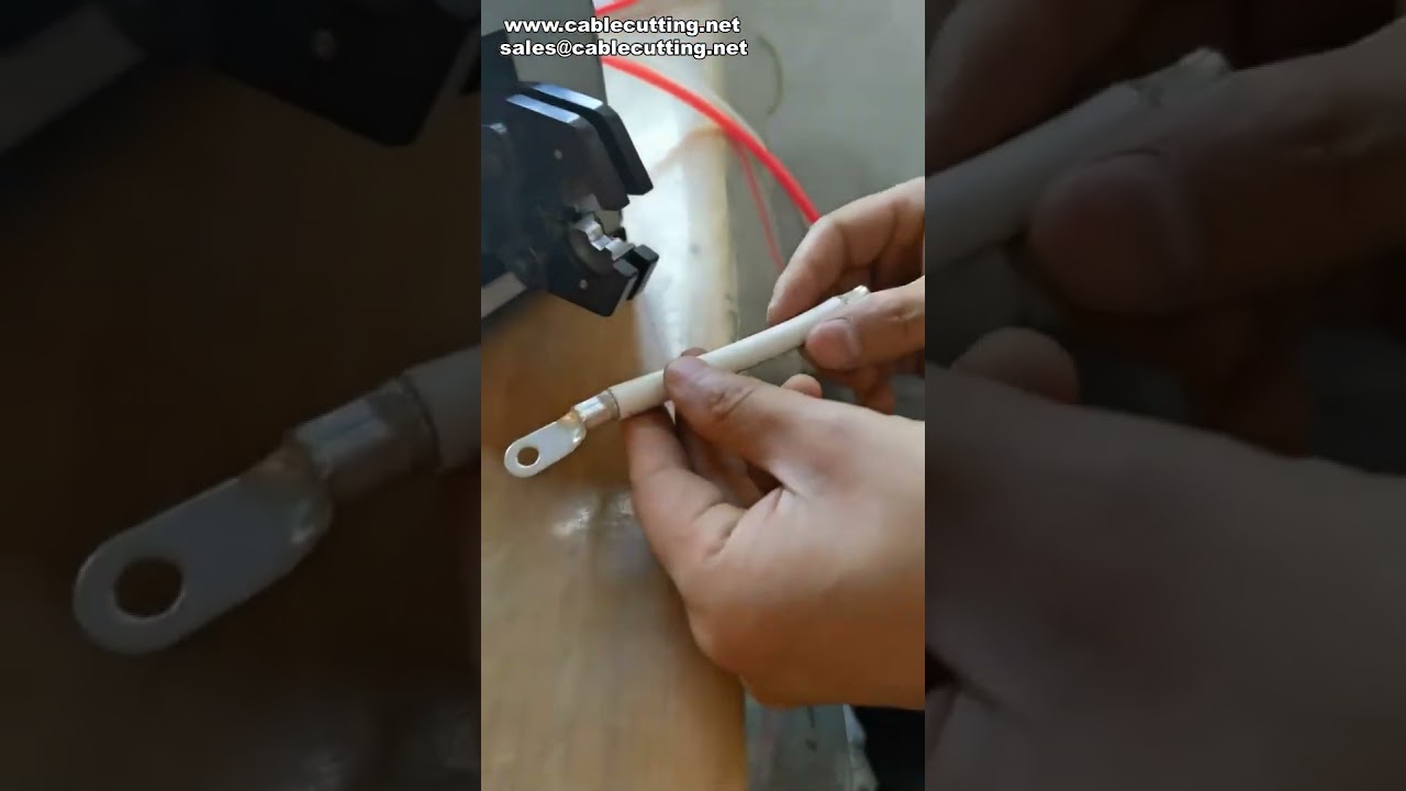 Penyemperit Wayar Pneumatik untuk Lug Tembaga & Lug Terbuka – Cekap dan Tepat
