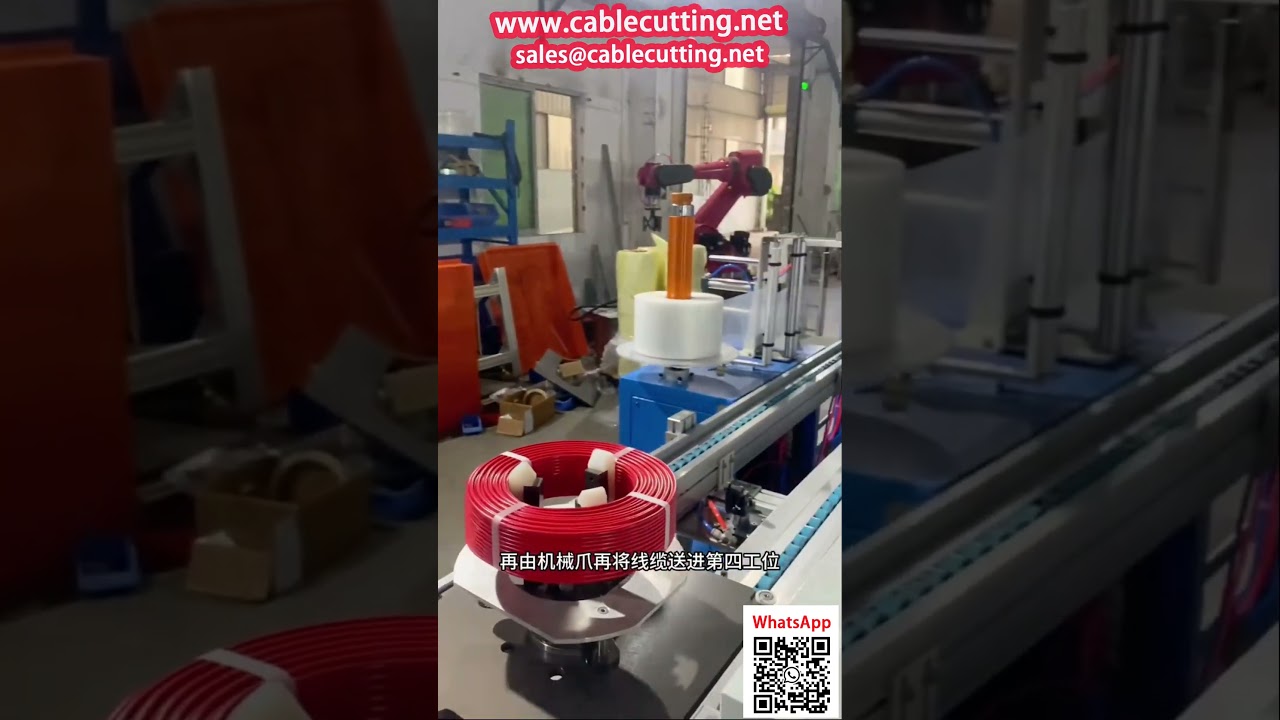 Talian Automatik Lengkap untuk Penggulungan, Pengikat & Pembalut Mengecut Wayar dan Kabel