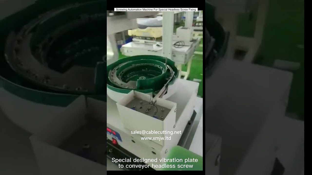 Automated Screwing Machine for Special Headless Screw Fastening