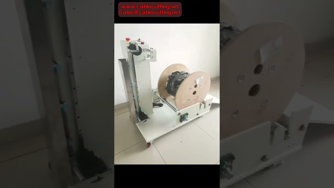 Automatic Cable Drum Feeding Machine | 100KG Wire Feeder Machine