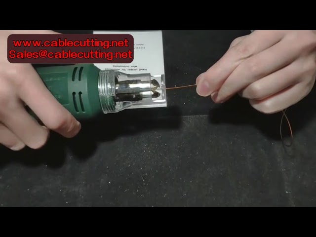 DF-68 Scraper Handheld Varnished Copper Wire Stripper, Electric Enameled Wire Stripping Machine