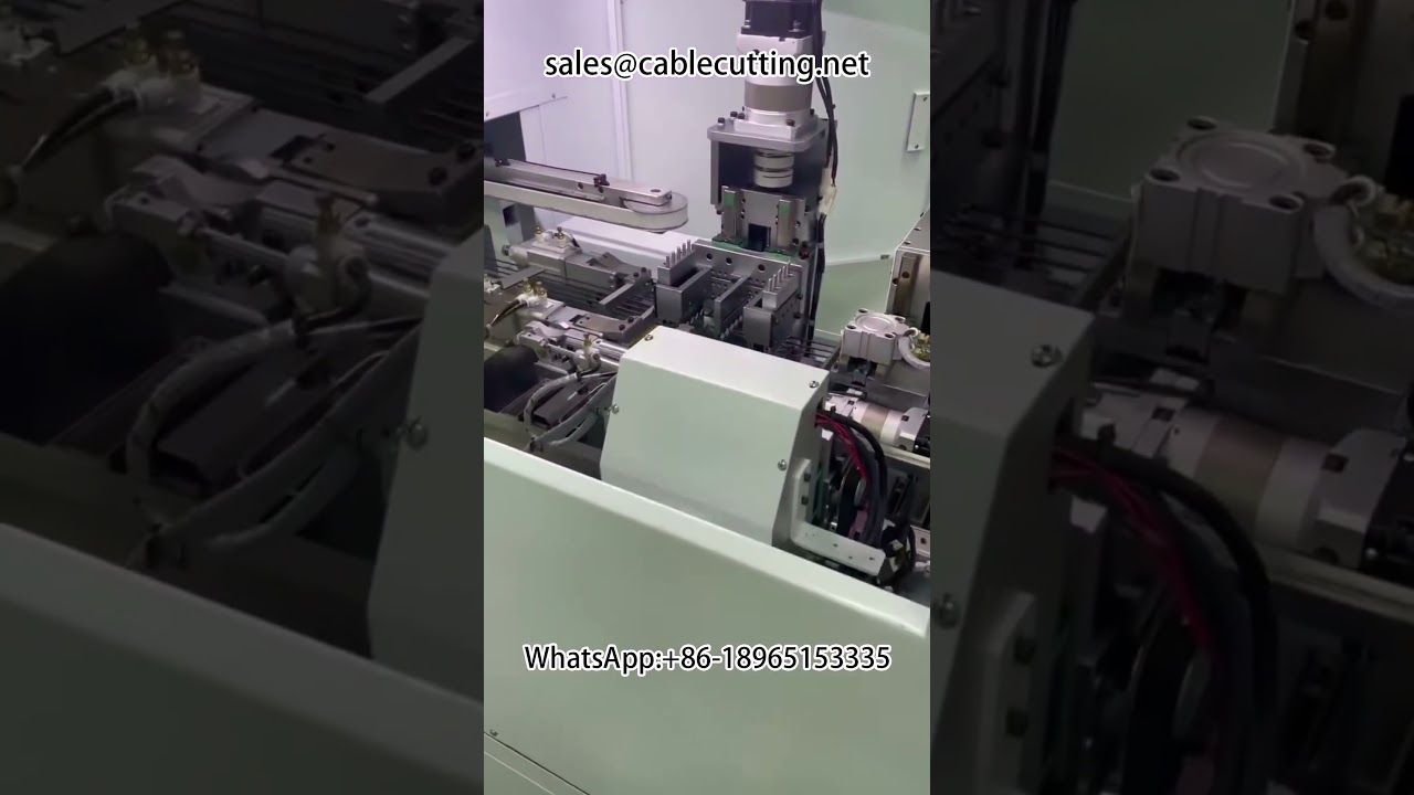 Sheath wire double head tinning machine #sheath wire stripping and twisted wire tinning machine #aut