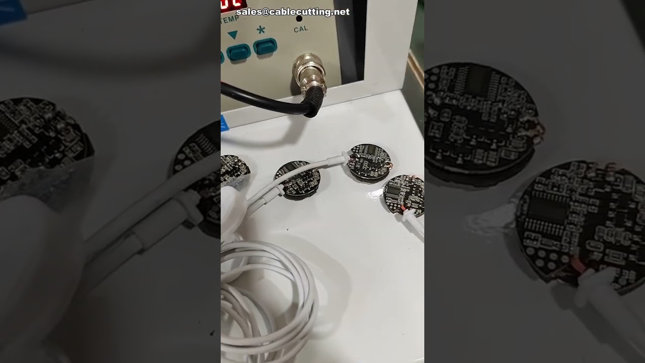 Mesin Pateri Semi Automatik untuk Pengecas Tanpa Wayar di Kilang #kilang #mesin #diy