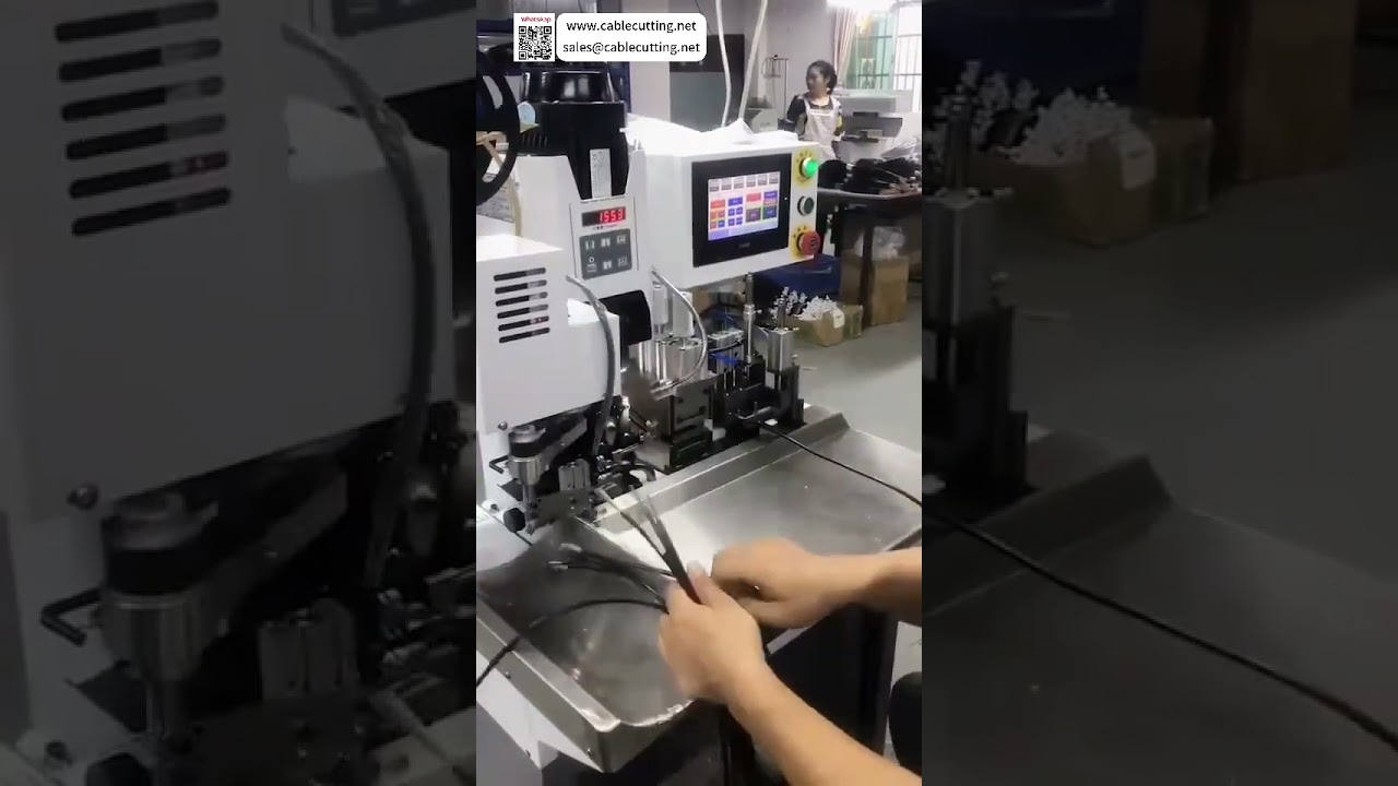 Mesin Penanggalkan & Crimping Kabel Single & Multi Core Serbaguna untuk Pemprosesan Harness Kabel