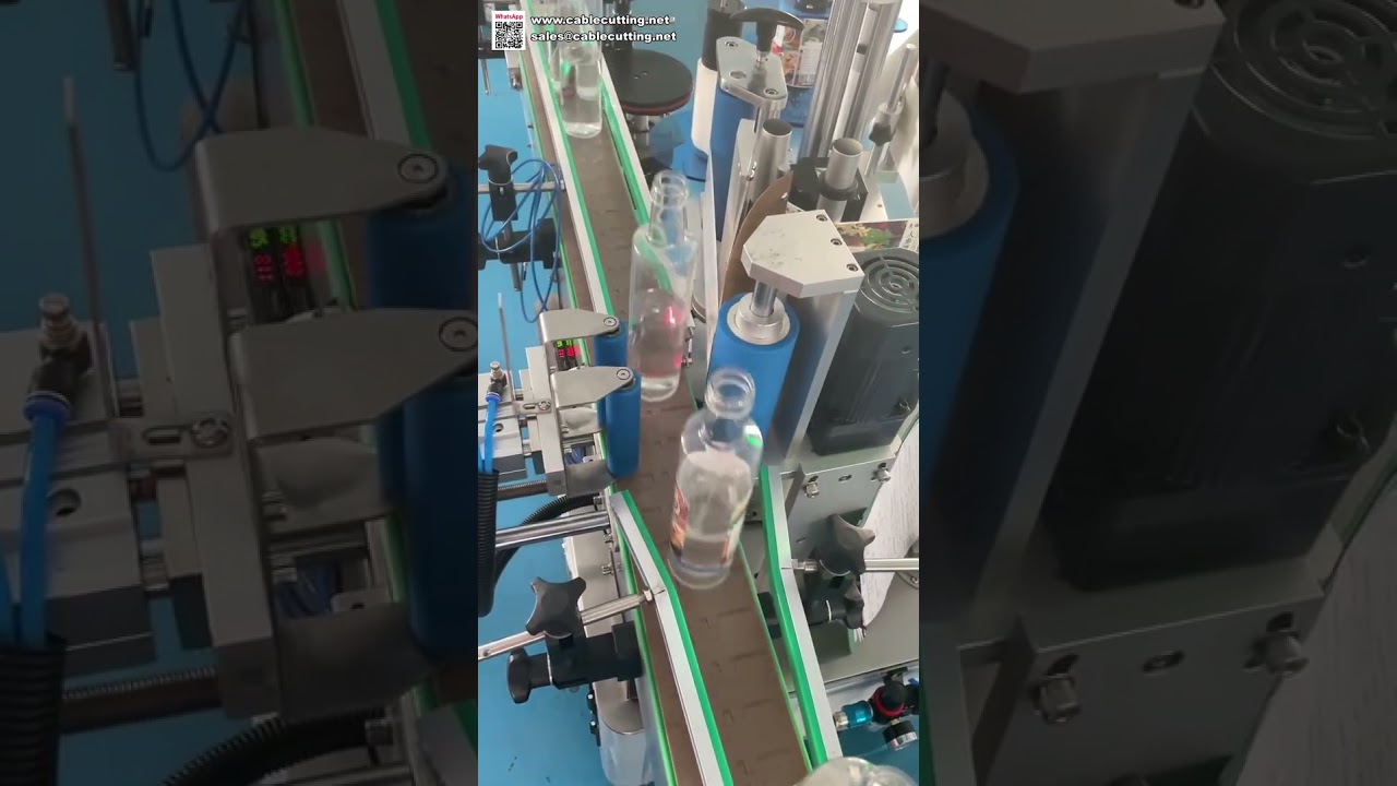 Mesin Pelabel Botol Bulat Automatik Berkelajuan Tinggi – Aplikator Pelekat untuk Botol Kaca dan Plastik