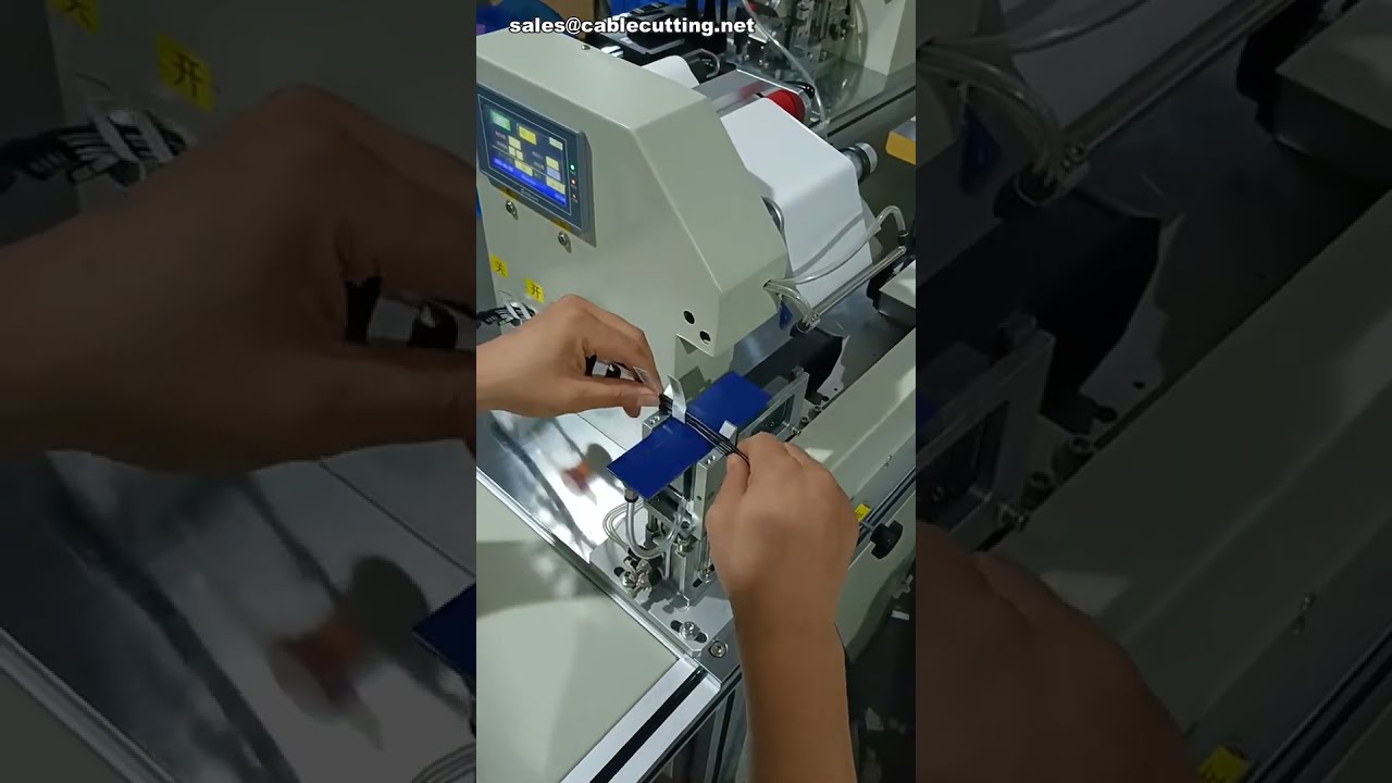 Mesin Pelabel Wayar Servo Ketepatan Tinggi untuk Automasi Kilang #kilang #mesin #automotif