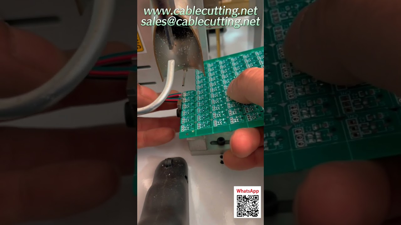 Automatic Wire Cutting and Stripping Machine WPM-85-40 with P-X-2 Controller and 120L Feeder