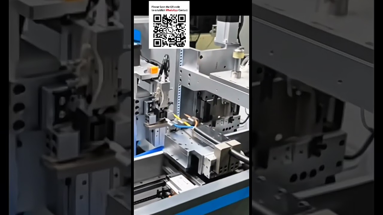 Custom Automated EV Charging Gun Cable Processor | Strip, Insert Sleeve, Crimp Terminal