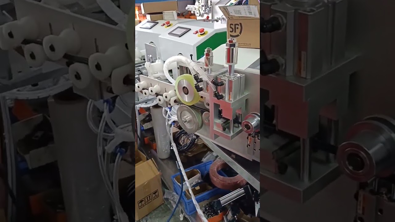 Automatic Meter Counting, Cutting & Tube Coiling Machine with Precise Metering