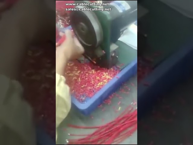 Semi-Automatic Cable Stripping and Twisting Machine for Multi-Core Sheathed Wire