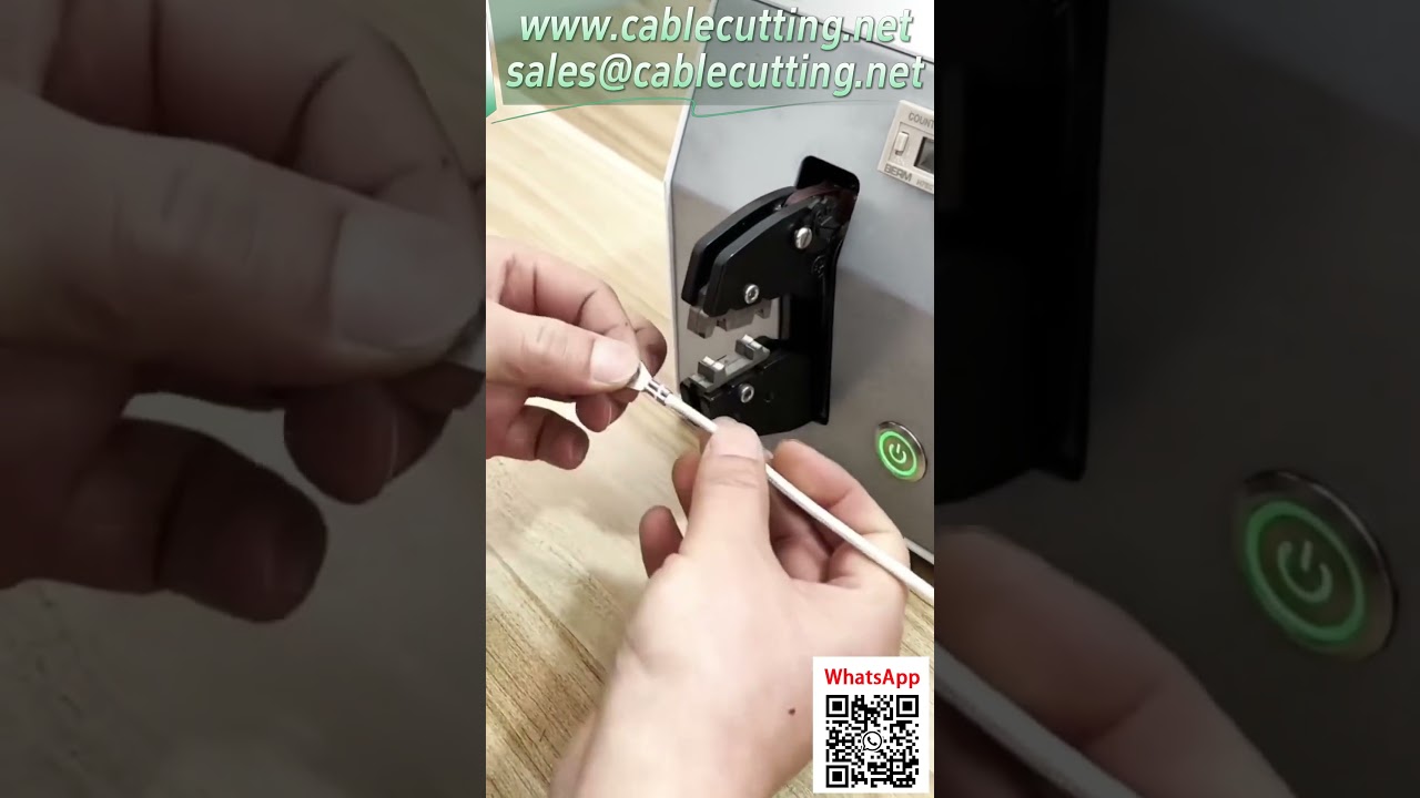 Mesin Crimping Menegak Elektrik 65EC – 0.25-16mm², Pengecapan Wayar Automatik dengan Pengira