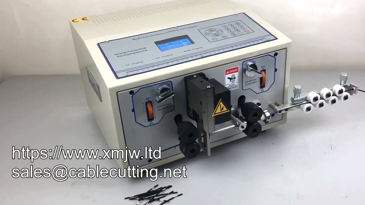 WPM-03 Electrical Computer Phone LED Wire Cutting and Stripping Machine