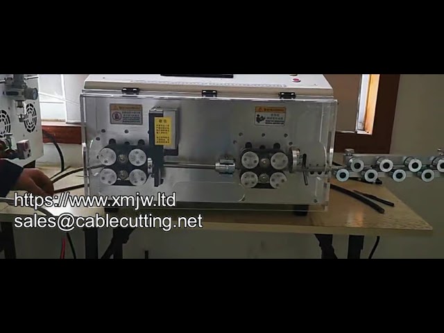 Thick Round Multi-Core Jacket Cable Cutting and Stripping Machine