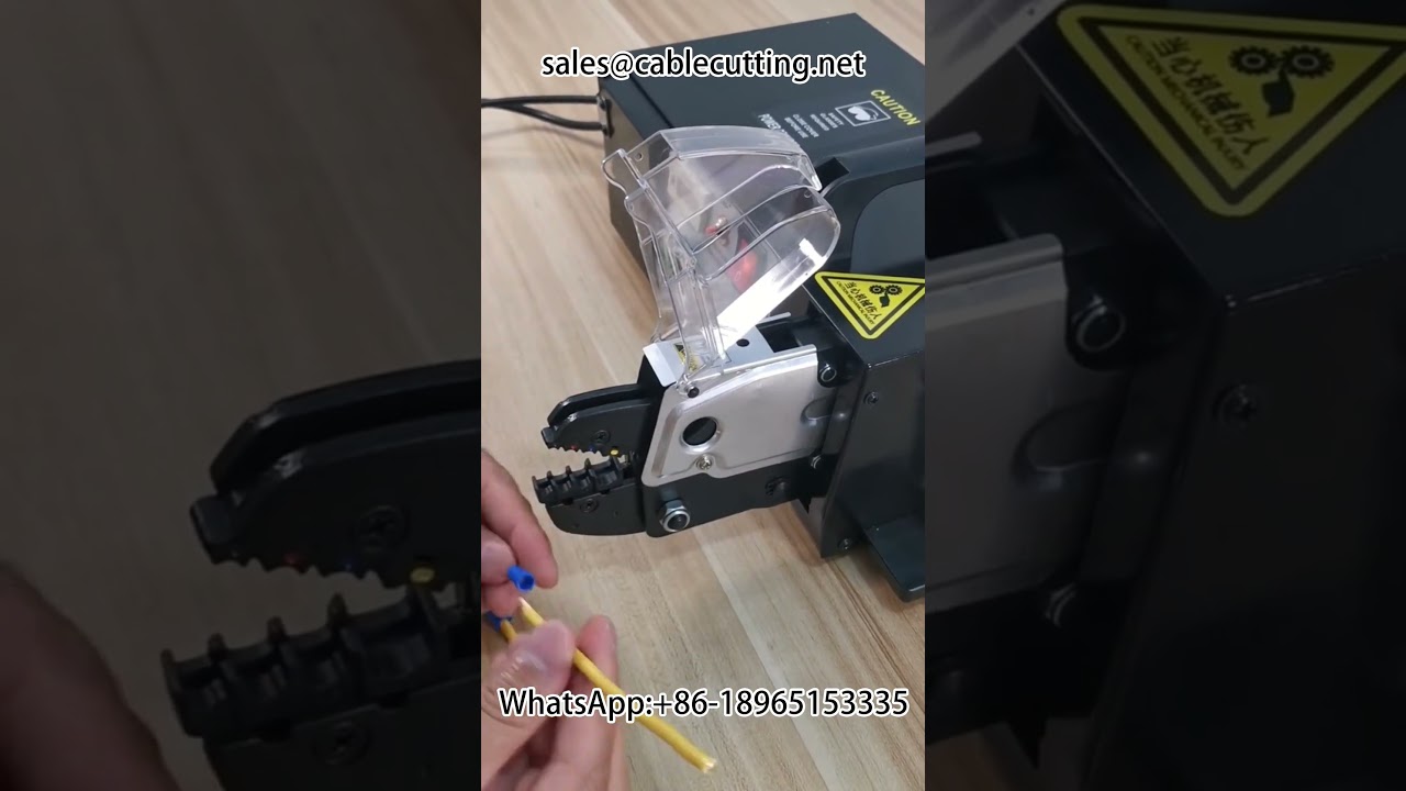 Stripping and crimping machine #machine #cablewirestrippingmachine #automobile #diy #factory