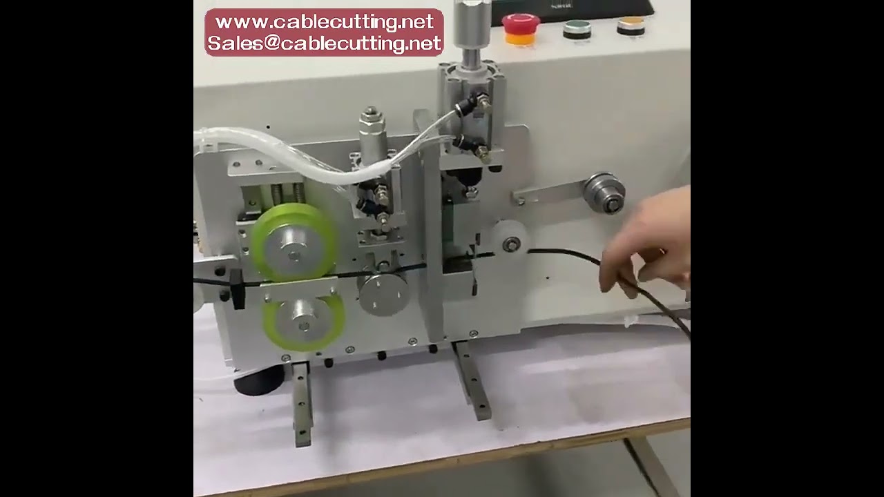 Touch Screen Full Auto Counting Array Cutting Electric Wire Peeling Stripping Machine 4