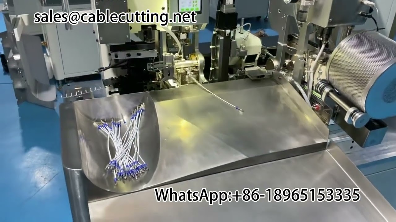 Automatic rain plug machine #double pressure double penetration automatic terminal machine #harness