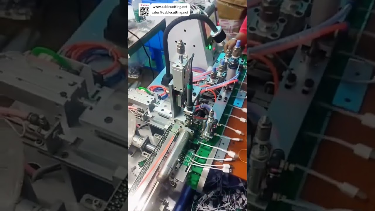 Mesin Pateri Automatik Penuh untuk Penyambung Audio Kad Bunyi - Kimpalan Bersih & Bebas Jambatan