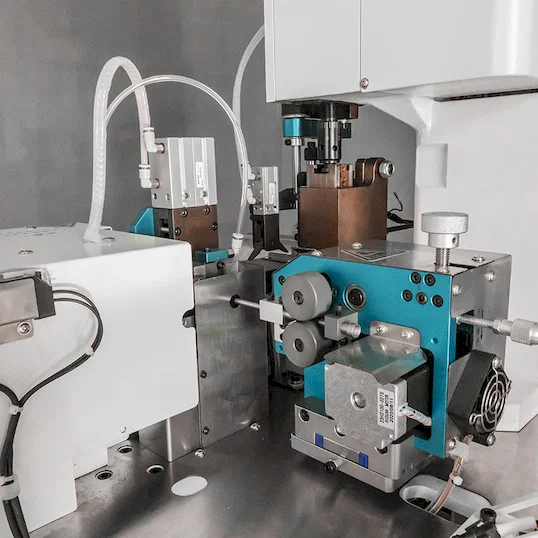 Auto Kabel Strip Crimp Twist Mesin Thumb