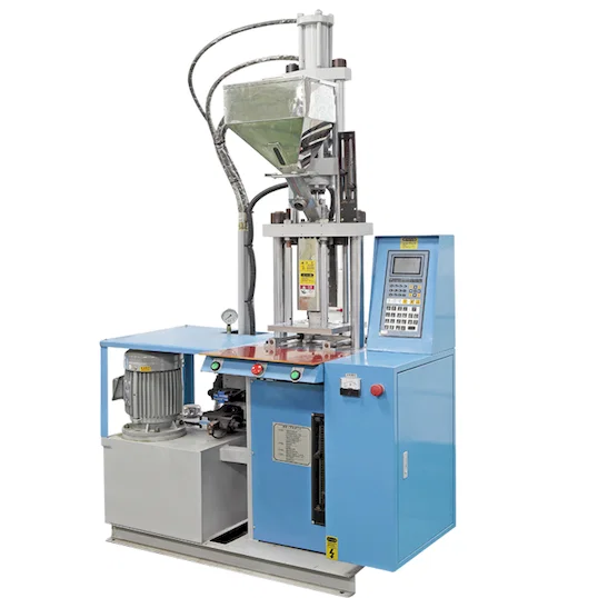 Vertical Injection Molding Mesin WPM-701-5.5T - Mesin Pengacuan Suntikan